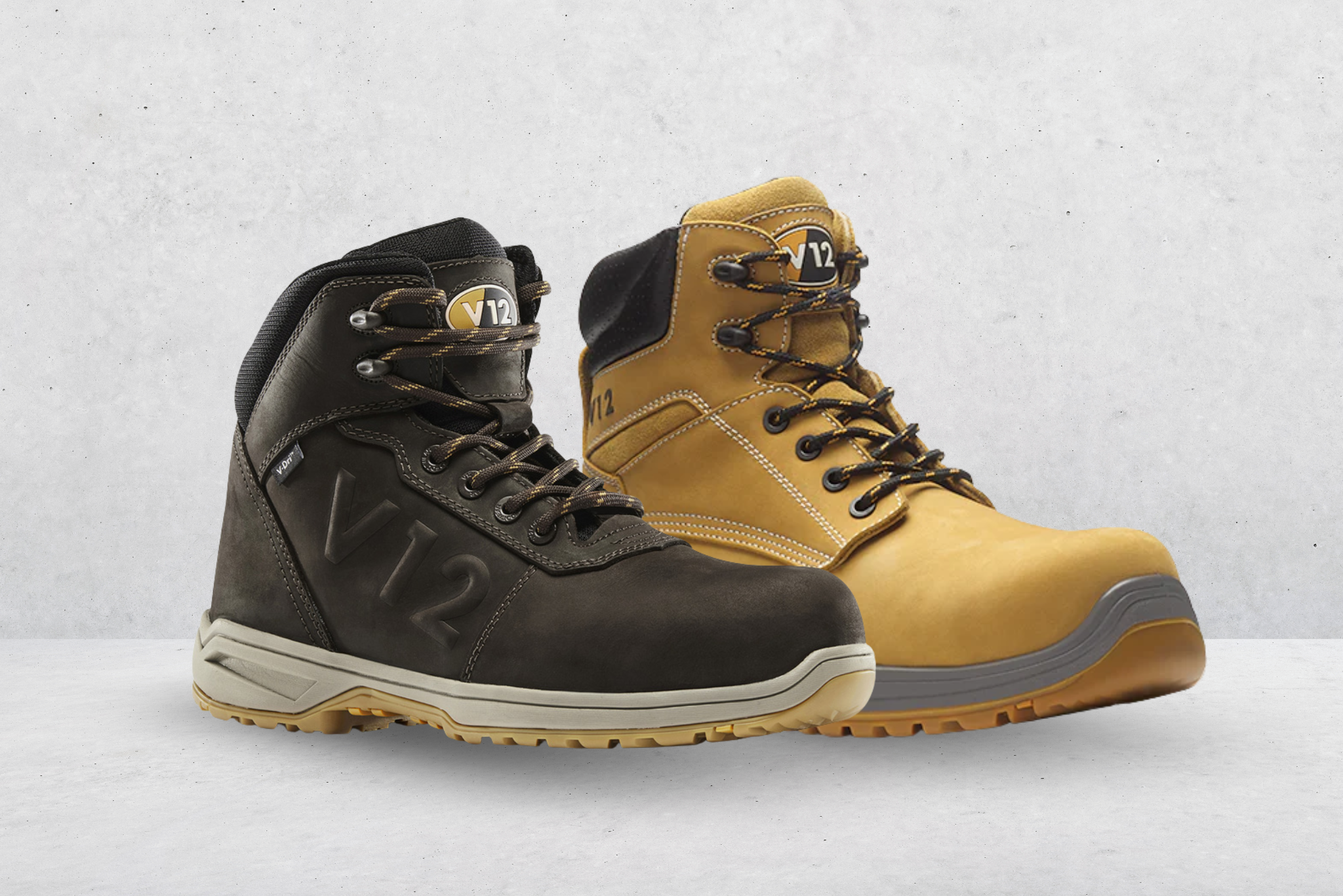 V12 Wide Fitting Safety Boots