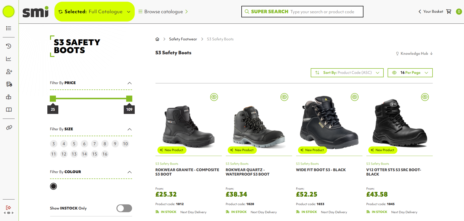 MY-SMI Portal. S3 Safety Boots.