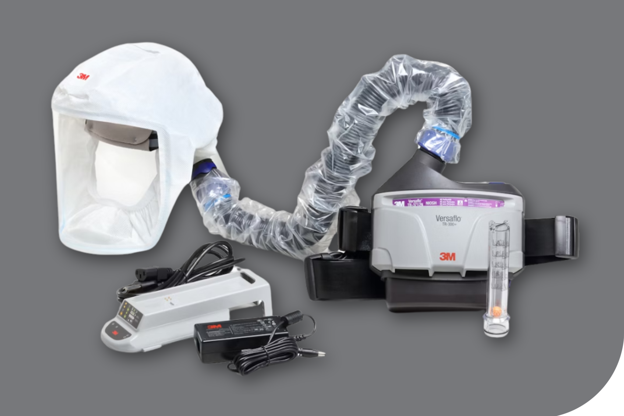 3M VERSAFLOW TR-300E+ HKL RESPIRATOR