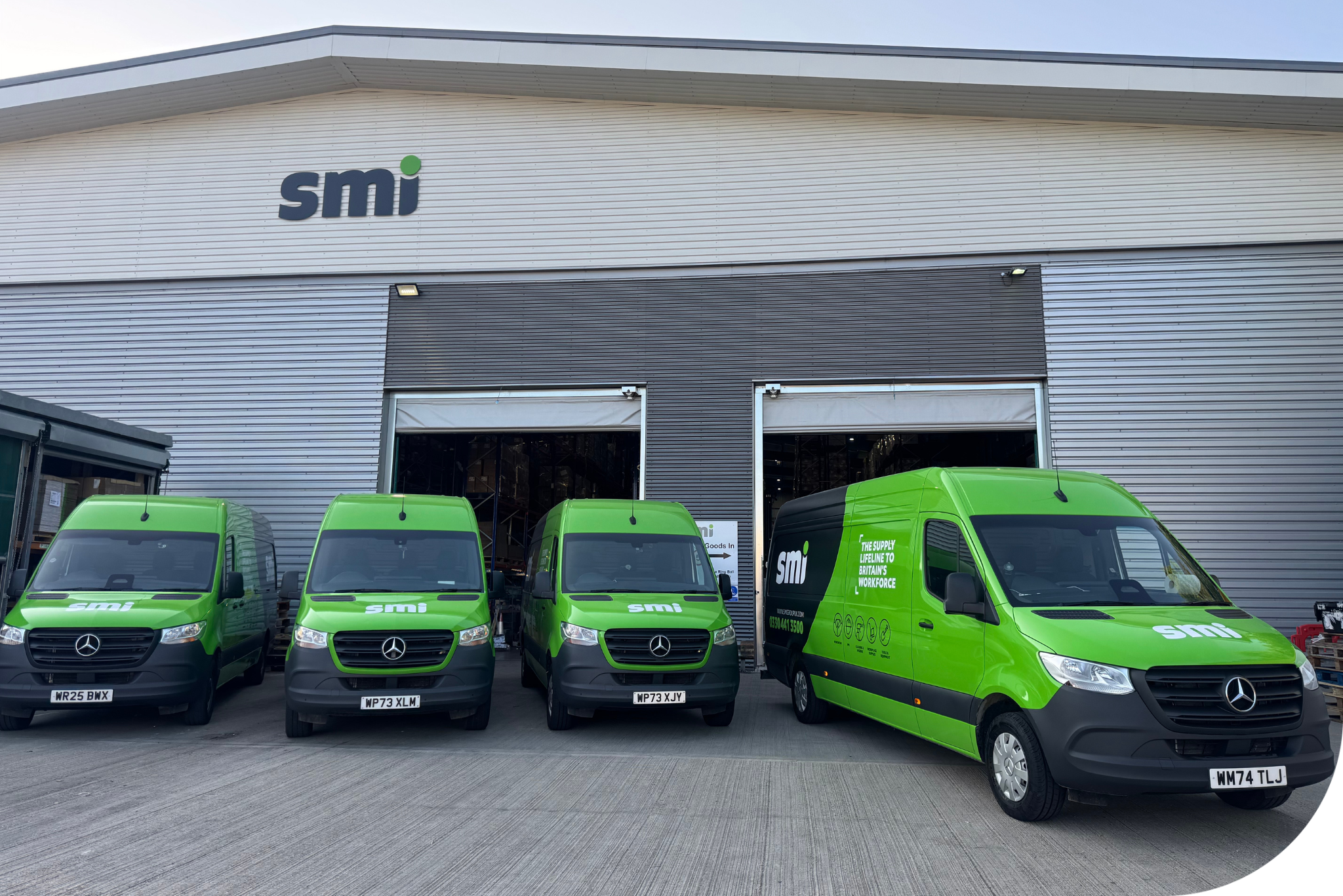 SMI delivery vans